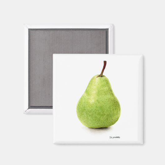 Die perfekte Birne Magnet (Vorderseite/Rückseite)