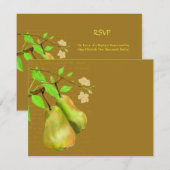 Die perfekte Birne-UAWG RSVP Karte (Vorne/Hinten)