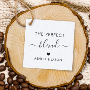 Die perfekte Blend-Coffee-Geschenkmarke, Wedding, Geschenkanhänger