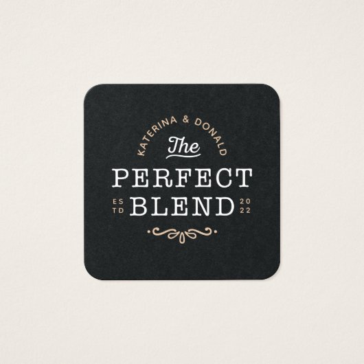 Die perfekte Blend-Gastgeschenk Hochzeit (Vorderseite)