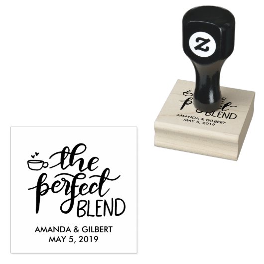 Die perfekte Blend handgeschriebener Script-Gastge Gummistempel (Stempel)