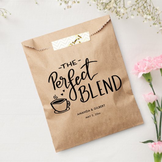 Die perfekte Blend handgeschriebener SkriptWedding Geschenktütchen (Versiegelt)