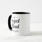 Die perfekte Blend-Kaffee-Hochzeitsgeschenk-Tasse Tasse (Vorderseite Links)