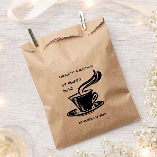 Die perfekte Blend-Kaffeeheihe Geschenktütchen (Ausgeschnitten)