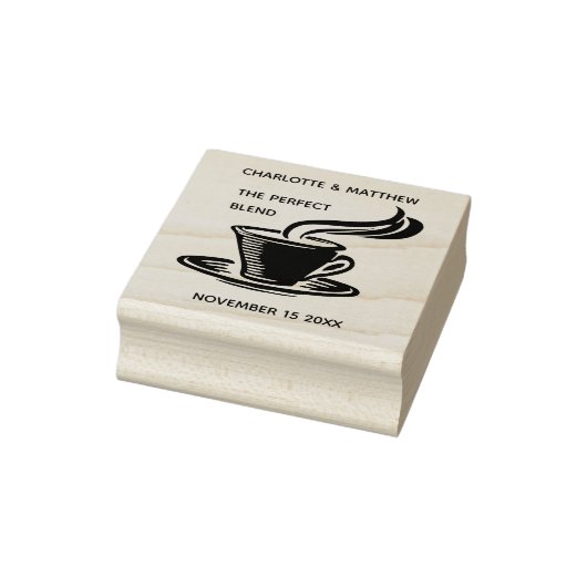 Die perfekte Blend-Kaffeeheihe Gummistempel (Stempel)