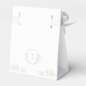 Die perfekte Blendgoldkreuz-Monogramm Geschenkschachtel (Rückseite)