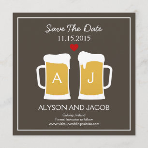 Die perfekte Brew--Karte Save The Date