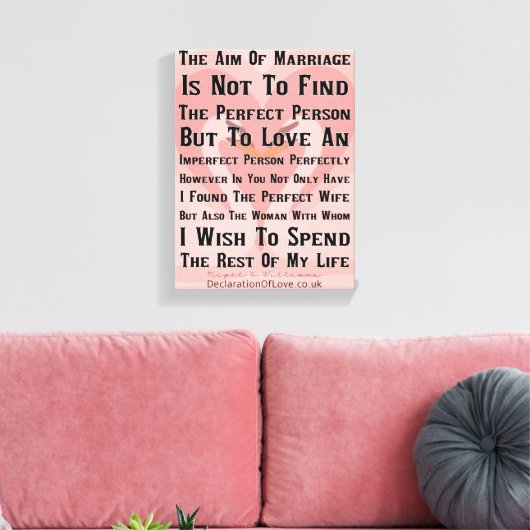 Die perfekte Ehefrau Leinwanddruck (Insitu (Wohnzimmer))