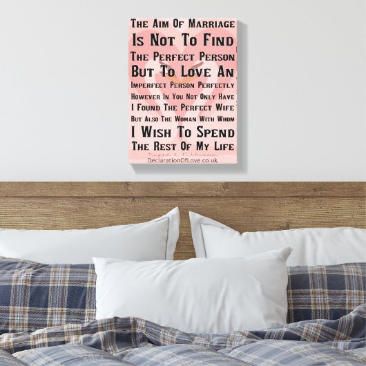 Die perfekte Ehefrau Leinwanddruck (Insitu (Schlafzimmer))