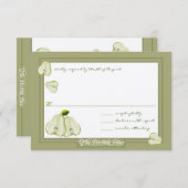 Die perfekte Einladung zur Birnenhochzeit (Vorne/Hinten)