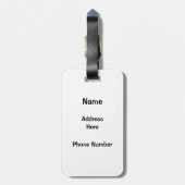 Die perfekte Game Bowling Ball Tasche Gepäckanhänger (Rückseite vertikal)