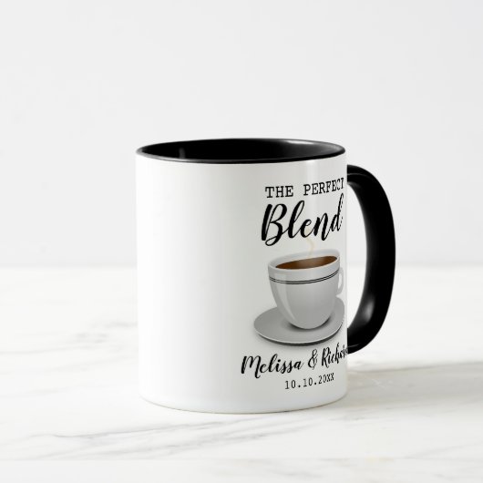 Die perfekte Gastgeschenk Hochzeit für Kaffee Coff Tasse (VorderseiteRechts)