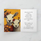 DIE PERFEKTE JAHRESKARTE DANKESKARTE (Innenseite)