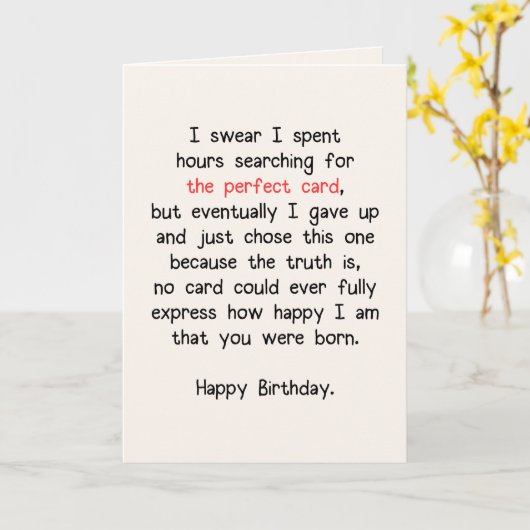 Die perfekte Karte (Geburtstag) #1 (Gelbe Blume)