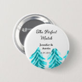 Die perfekte Kombination mit der winterblauen Pini Button (Vorne & Hinten)