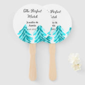 Die perfekte Kombination mit der winterblauen Pini Fächer (Vorne und Hinten)