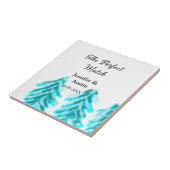 Die perfekte Kombination mit der winterblauen Pini Fliese (Seite)