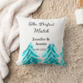 Die perfekte Kombination mit der winterblauen Pini Kissen (Decke)