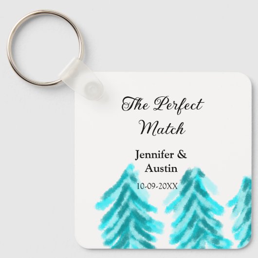 Die perfekte Kombination mit der winterblauen Pini Schlüsselanhänger (Vorderseite)