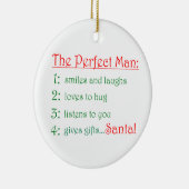 Die perfekte Mann-Kreis Verzierung Keramikornament (Rechts)