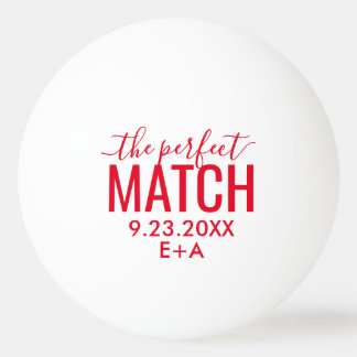Die perfekte Match Red  Tischtennisball
