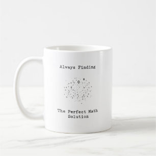Die perfekte mathematische Lösung immer finden Kaffeetasse