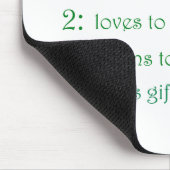 Die perfekte Menschenmauer Mousepad (Ecke)