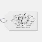 Die perfekte Mischehe Geschenkanhänger (Rückseite Horizontal)