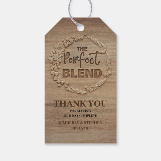 Die perfekte Mischehe Geschenkanhänger (Vorderseite)