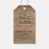 Die perfekte Mischehe Geschenkanhänger (Rückseite)