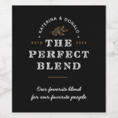 Die perfekte Mischehe Weinetikett (Einzelnes Label)