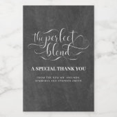 Die perfekte Mischehe Weinetikett (Einzelnes Label)