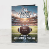 Die perfekte Mischung aus Fußball und Hochzeitsspo Programm (Vorderseite)