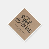 Die perfekte Mischung aus Kaffee-Kraft-Papier Hoch Serviette (Ecke)
