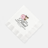 Die perfekte Mischung aus Kaffee und Donut | Hochz Serviette (Ecke)
