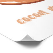 die perfekte Mischung aus Kakao und Komfort Poster (Ecke)