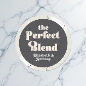 Die perfekte Mischung aus moderner Boho-Hochzeit Runder Pappuntersetzer