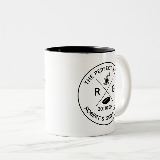 Die perfekte Mischung aus moderner Gastgeschenk Ho Zweifarbige Tasse (VorderseiteRechts)