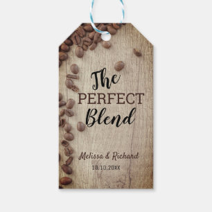 Die perfekte Mischung aus rustikalem Holzcoffee We Geschenkanhänger