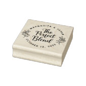 Die perfekte Mischung aus rustikaler Hochzeit Gummistempel (Stempel)