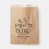 Die perfekte Mischung aus rustikaler Kraft Papier- Geschenktütchen (Vorderseite)