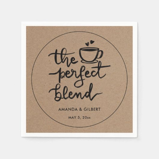 Die perfekte Mischung aus Skriptpresse Serviette (Vorderseite)