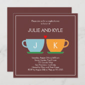 Die perfekte Mischung aus Verlobung oder Polterabe Einladung (Vorne/Hinten)