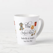 Die perfekte Mischung aus Whimsical Wedding Coffee Milchtasse (Rechte Ecke)