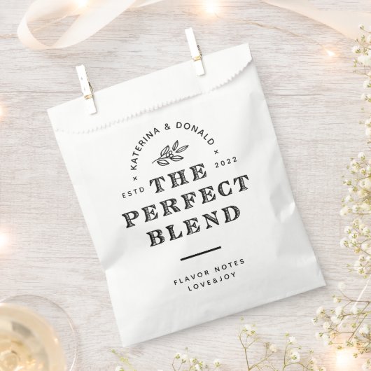 Die perfekte Mischung der Gastgeschenk Hochzeit Geschenktütchen (Ausgeschnitten)