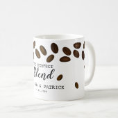 Die perfekte Mischung für eine Hochzeit Kaffeetasse (VorderseiteRechts)