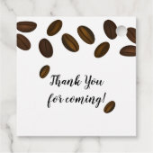 Die perfekte Mischung für eine Kaffeepause Geschenkanhänger (Rückseite)