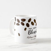 Die perfekte Mischung für eine Kaffeepause Kaffeetasse (Vorderseite Links)