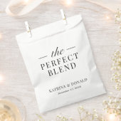 Die perfekte Mischung für eine klassische Hochzeit Geschenktütchen (Ausgeschnitten)