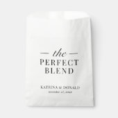 Die perfekte Mischung für eine klassische Hochzeit Geschenktütchen (Vorderseite)